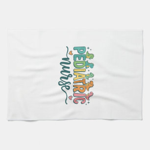 Paño De Cocina Diseño de camiseta de estilo vintage de enfermera 