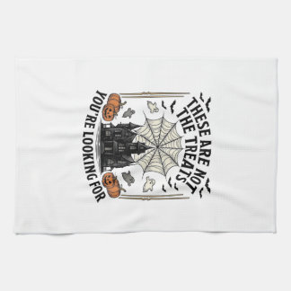 Paño De Cocina Diseño de camiseta de golosinas de fantasmas de Ha