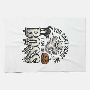 Paño De Cocina Diseño de camiseta de grabado vintage de fantasma 
