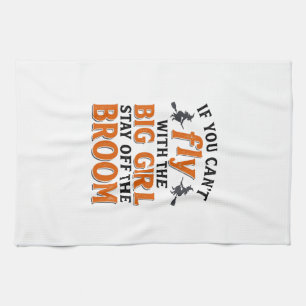 Paño De Cocina Diseño de camiseta de Halloween de bruja divertida