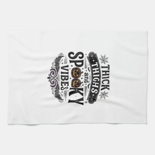Paño De Cocina Diseño de camiseta de Halloween de muslos gruesos 