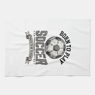 Paño De Cocina Diseño de camiseta escolar de fútbol vintage nacid