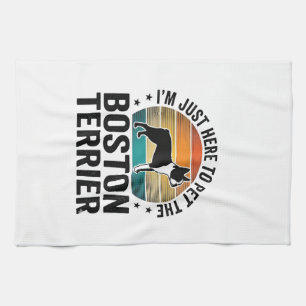 Paño De Cocina Diseño de camiseta para amante de mascotas vintage