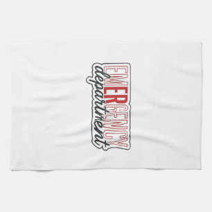 Paño De Cocina Diseño de camiseta tipográfica para departamento d