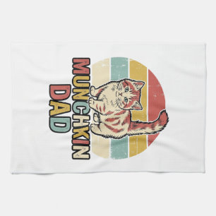 Paño De Cocina Diseño de camiseta vectorial para papá Munchkin am