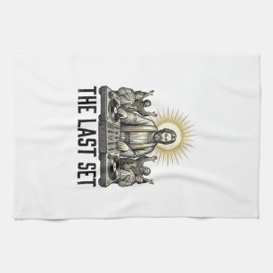 Paño De Cocina Diseño de camiseta vintage religioso DJ The Last S