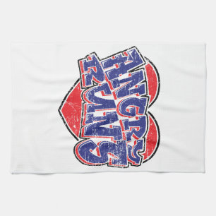 Paño De Cocina Diseño de fans de Angry Runs v2