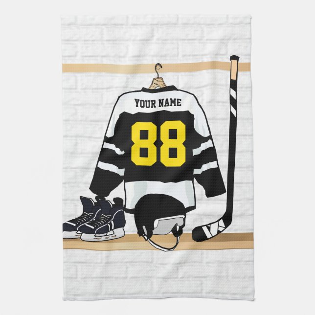 Paño De Cocina Diseño de hockey sobre hielo personalizado (Vertical)