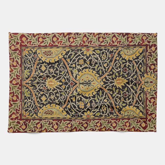 Paño De Cocina Diseño de impresión de arte de alfombras clásico d (Horizontal)
