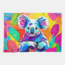 Diseño de Koala Abstracto