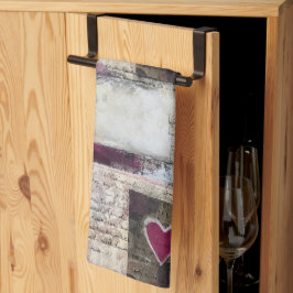 Paño De Cocina Diseño de la serie Borgoña Valentines 3