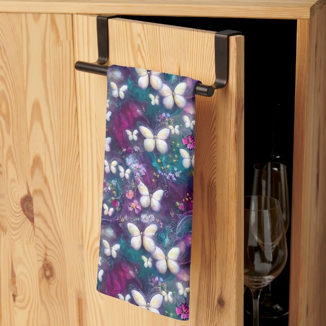 Paño De Cocina Diseño de la serie de mariposa mística 5 (Pliegue de tercios)