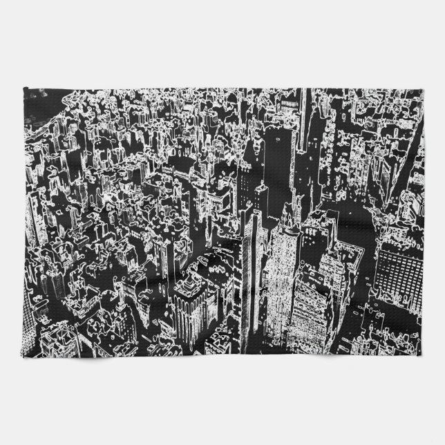 Paño De Cocina Diseño de Manhattan