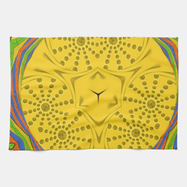 Paño De Cocina Diseño de marco de verificación para la impresión  (Horizontal)