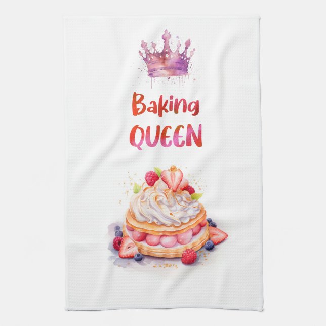 Paño De Cocina Diseño de pastel dulce (Vertical)