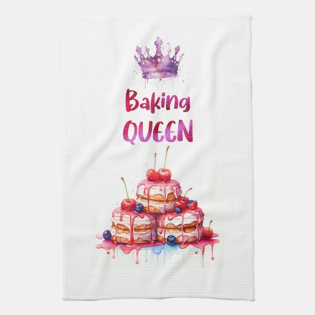 Paño De Cocina Diseño de pastel dulce (Vertical)