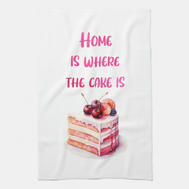 Paño De Cocina Diseño de pastel dulce (Vertical)