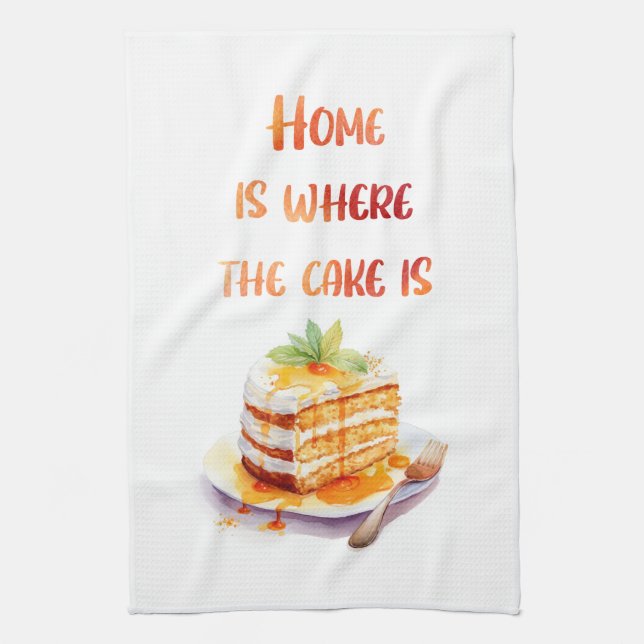 Paño De Cocina diseño de pastel dulce (Vertical)
