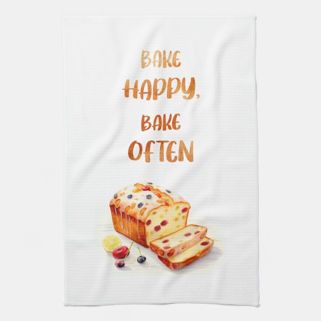 Paño De Cocina Diseño de pastel dulce (Vertical)