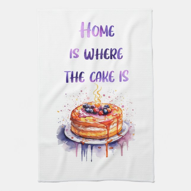 Paño De Cocina Diseño de pastel dulce (Vertical)