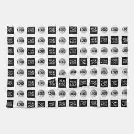 Paño De Cocina Diseño de patrón de logotipo geométrico 2