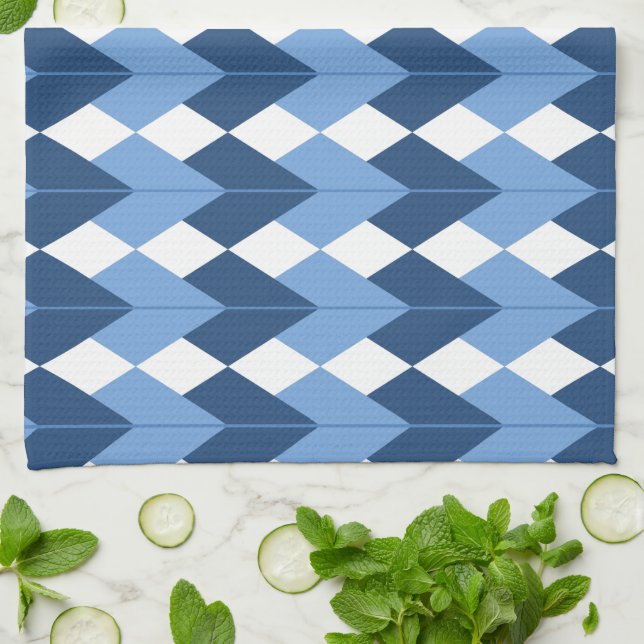 Paño De Cocina Diseño de Rhombus (Doblado)