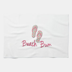 Paño De Cocina ¡Diseño de rollo de remolacha de playa!
