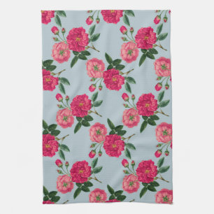 Paño De Cocina Diseño de Rosas de época
