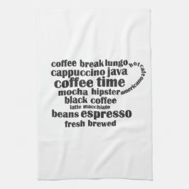 Paño De Cocina Diseño de taza de café