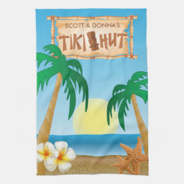 Paño De Cocina Diseño de verano de Tiki Hut
