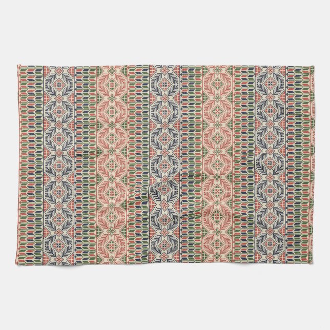 Paño De Cocina Diseño del bordado de Palestina (Horizontal)