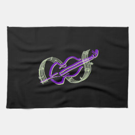 Paño De Cocina Diseño del violoncelo