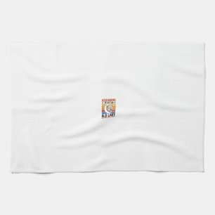 Paño De Cocina Diseño divertido de camiseta vintage de Wildcat an