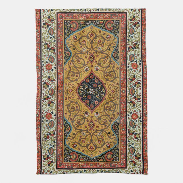 Paño De Cocina Diseño elegante de alfombra persa antigua (Vertical)