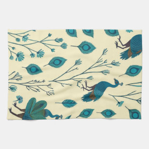 Paño De Cocina Diseño floral bohemio-pavo