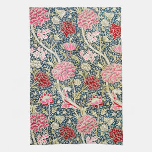 Paño De Cocina Diseño floral de flor de William Morris Cray Vinta
