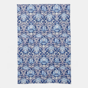 Paño De Cocina Diseño floral del Art. XIX con decoración de época