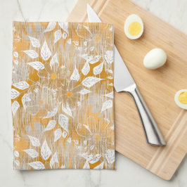 Paño De Cocina Diseño floral elegante.