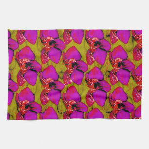 Paño De Cocina Diseño floral magenta genial