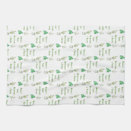 Paño De Cocina Diseño herbal Parsley Sage Rosemary Thyme