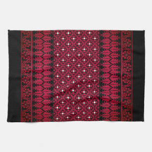 Paño De Cocina Diseño impreso del bordado palestino Tatreez
