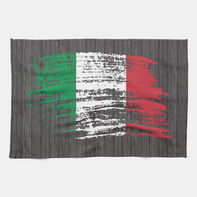 Paño De Cocina Diseño italiano fresco de la bandera (Horizontal)