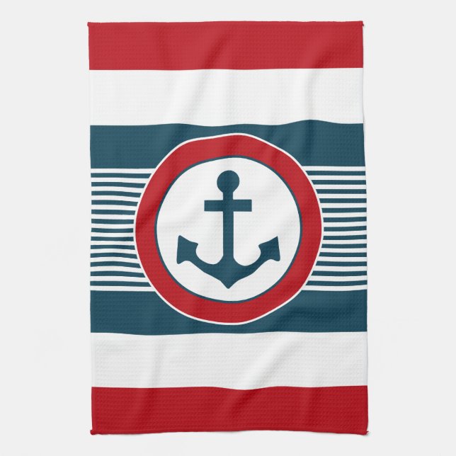 Paño De Cocina Diseño náutico (Vertical)