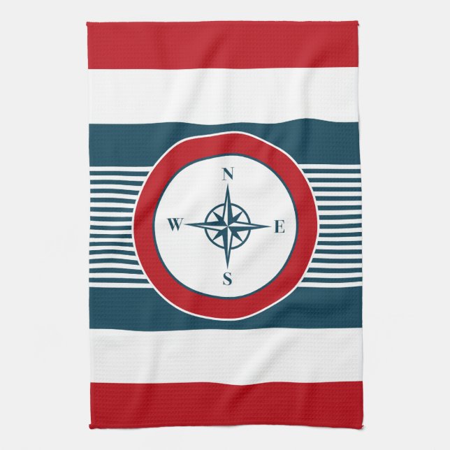 Paño De Cocina Diseño náutico (Vertical)