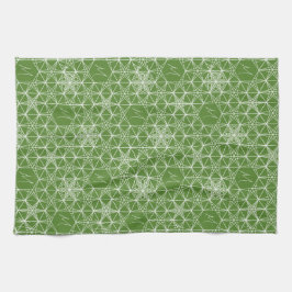 Paño De Cocina Diseño personalizado japonés de copo de nieve