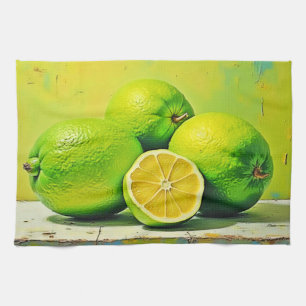 Paño De Cocina Diseño pop de verano brillante de Limes