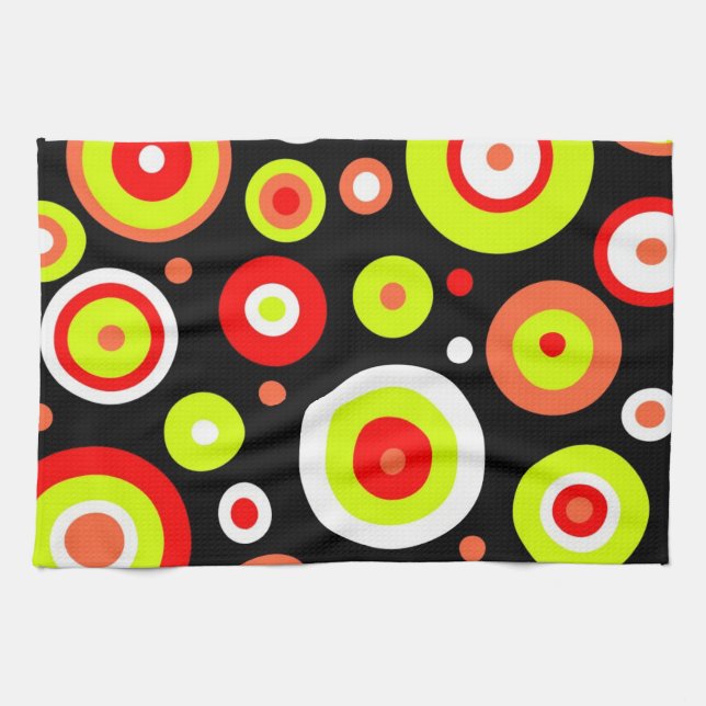 Paño De Cocina Diseño retro (Horizontal)
