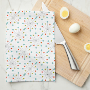 Paño De Cocina Diseño retro retro de arranque atómico retro