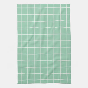 Paño De Cocina Diseño sencillo Plaid Square Pattern Kitchen Toall