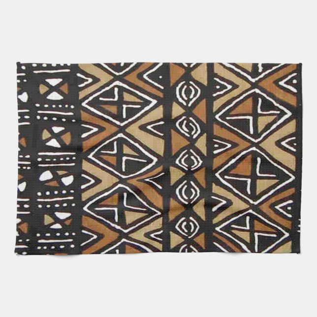 Paño De Cocina Diseño tribal africano (Horizontal)